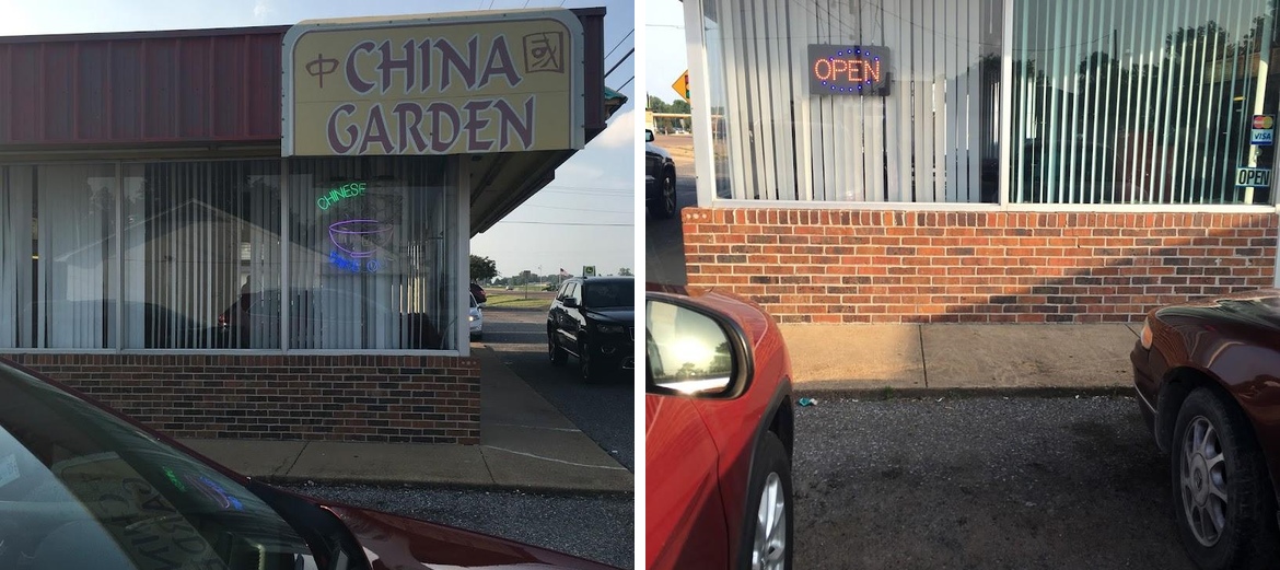 China Garden of Tunica Menu